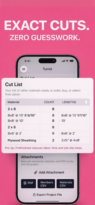 Rafter Builder screenshot 5